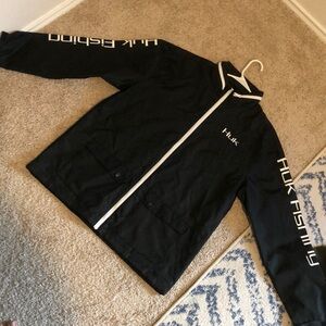 Huk Fishing wind breaker performance jacket large like new